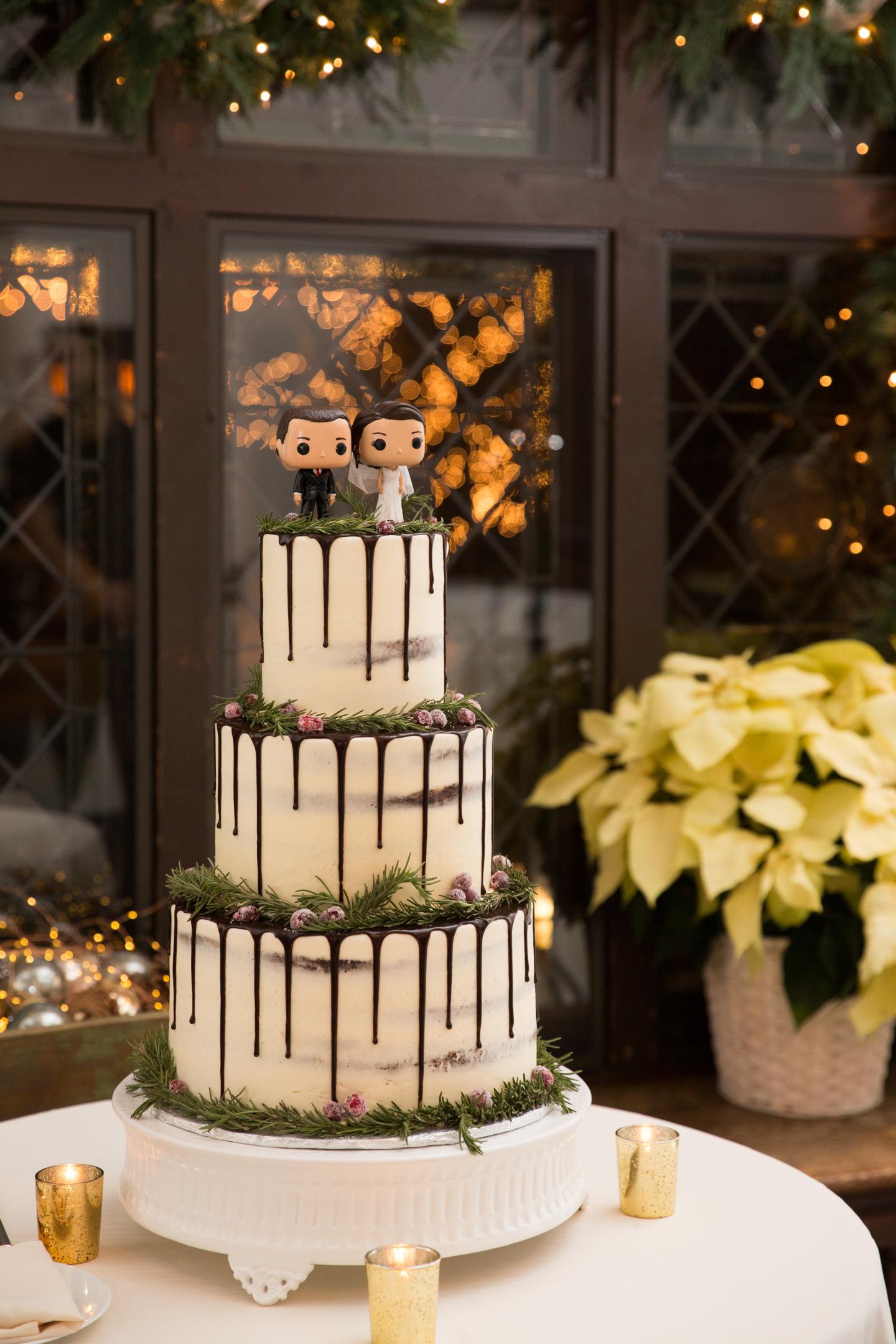 A wedding cake