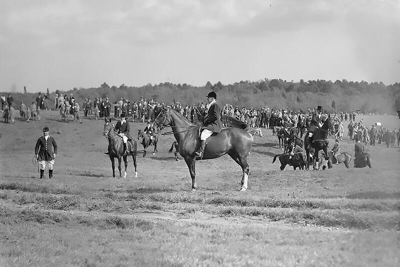 Historic photo of equestrians