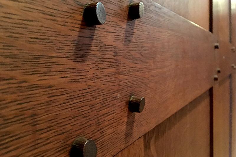 Traditional wood interior details