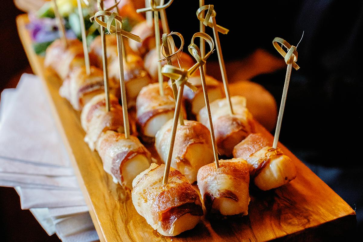 Scallop Wrapped in Applewood Bacon