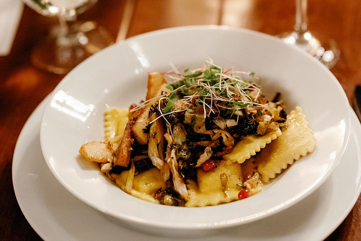 Vegetarian Option: Seasonal agnolotti