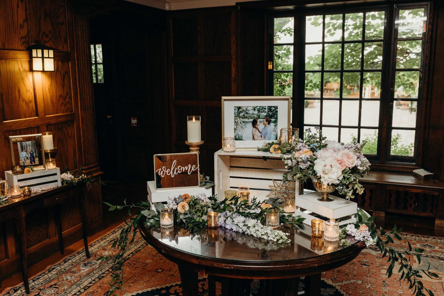 A wedding display