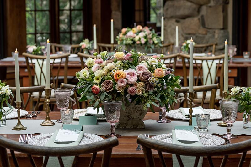 Wedding table settings