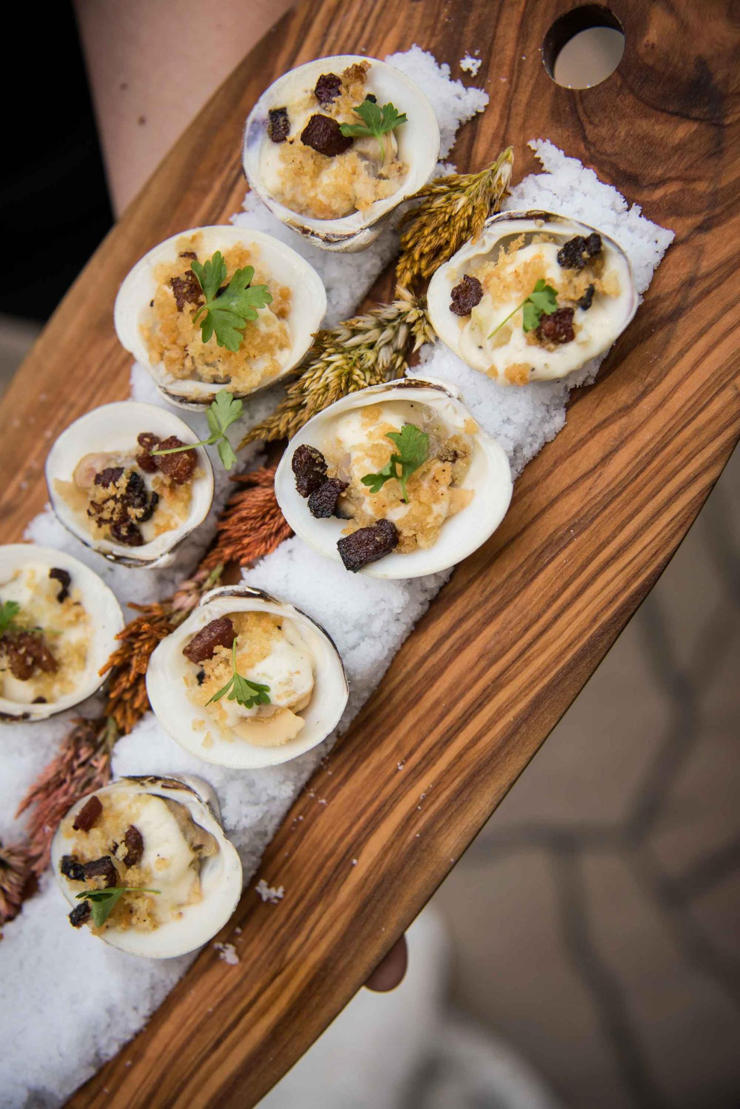 A selection of canapés