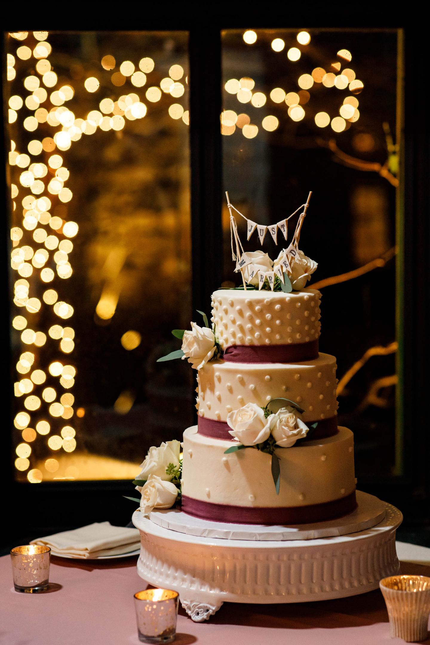 A wedding cake