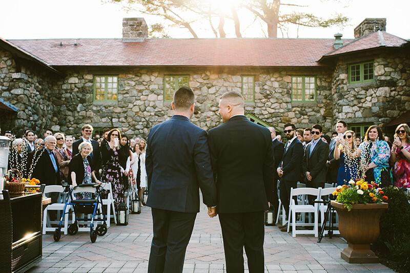 A wedding ceremony