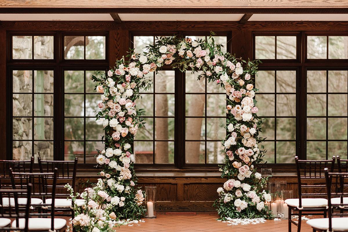 indoor ceremony arbor