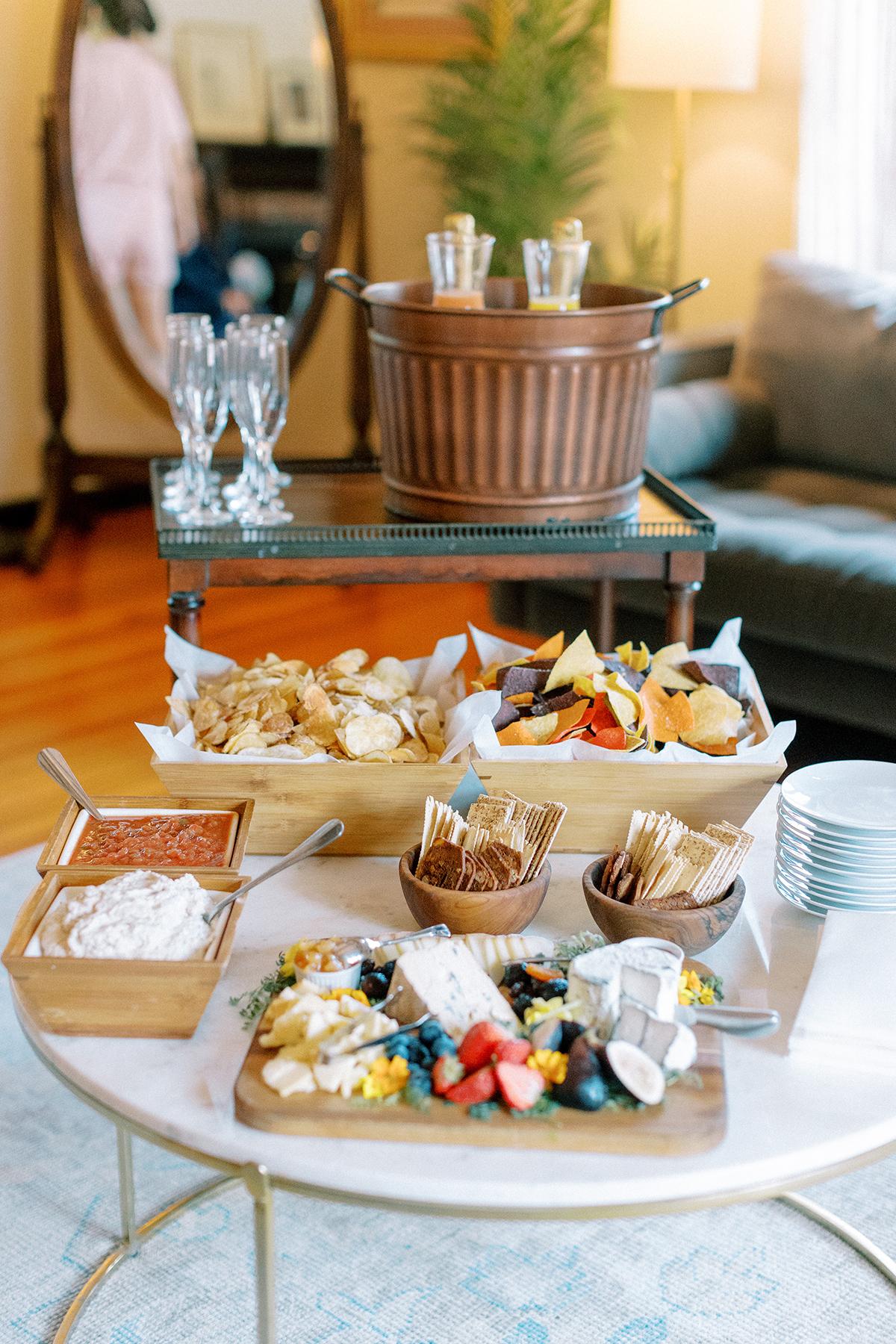 getting ready snacks