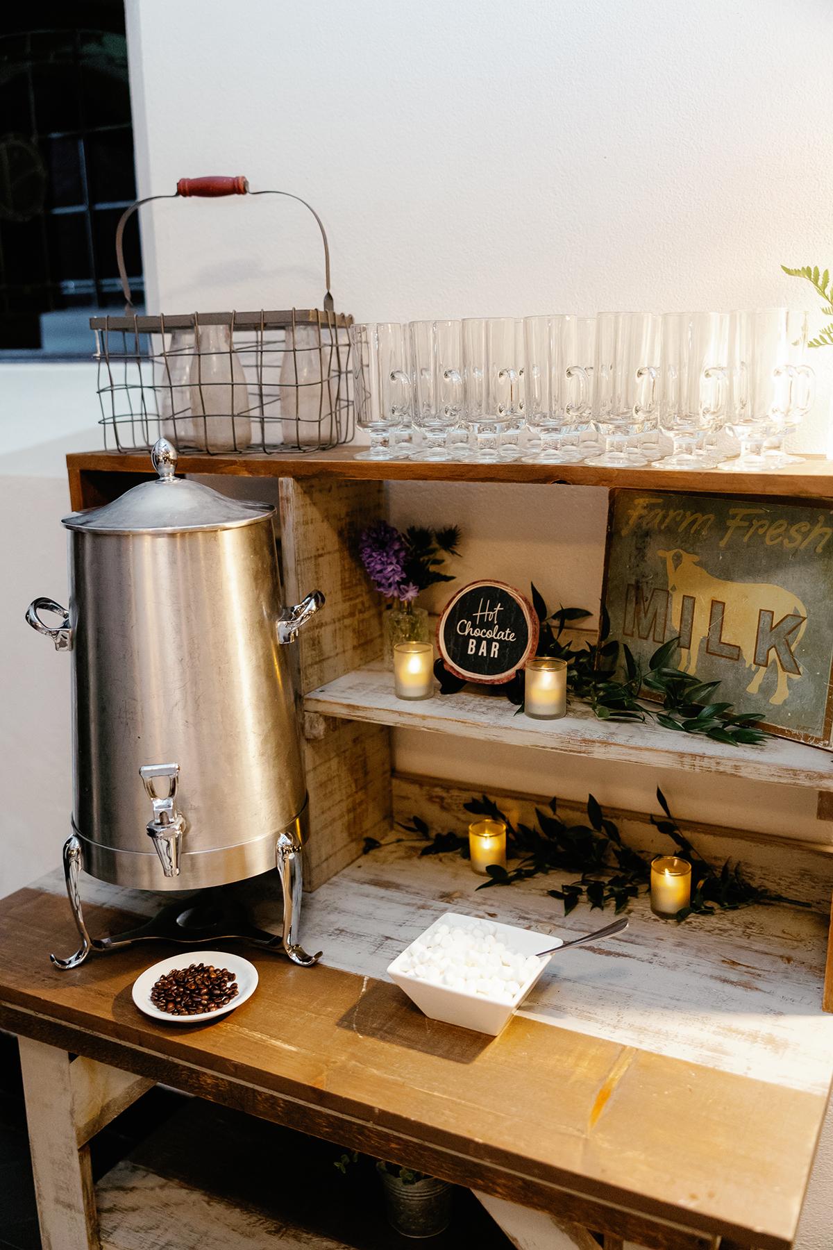 hot chocolate station