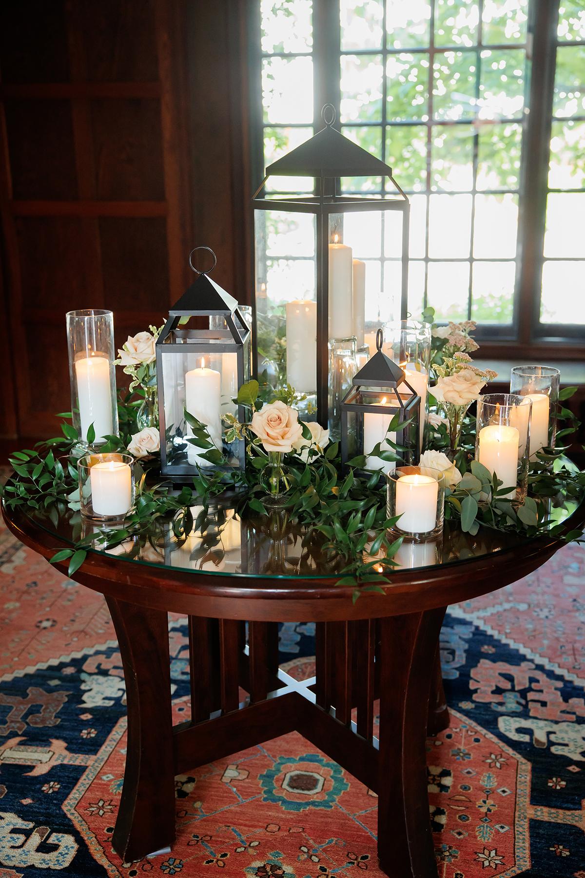 welcome table display