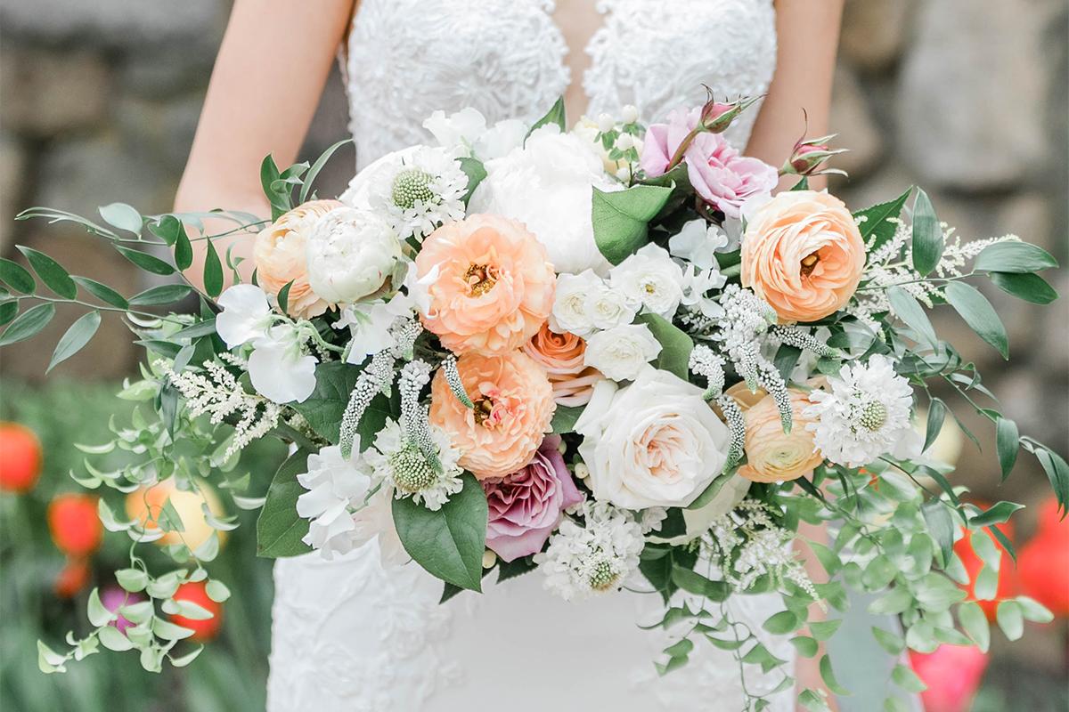 large floral bouquet