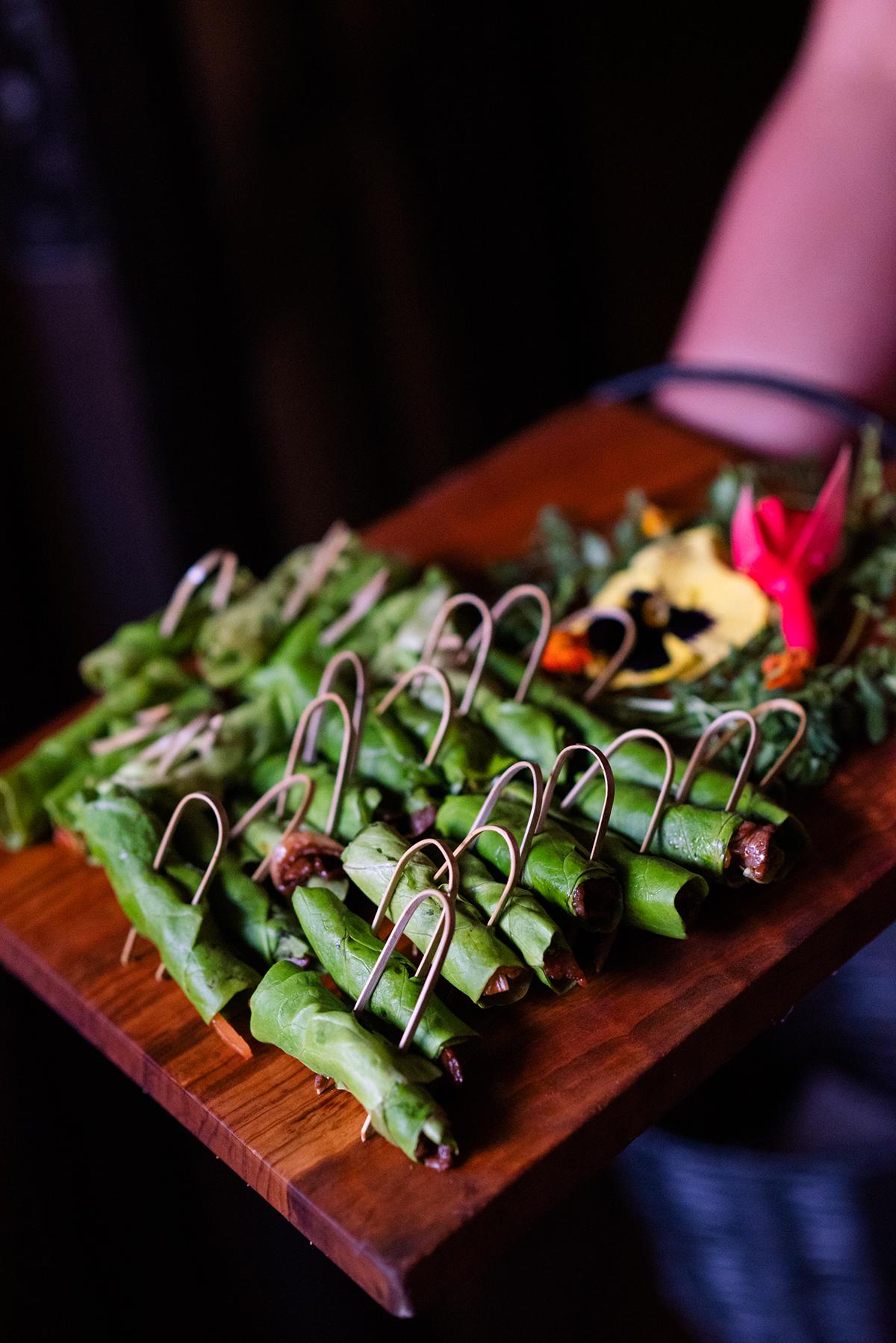 beef lettuce wrap appetizer