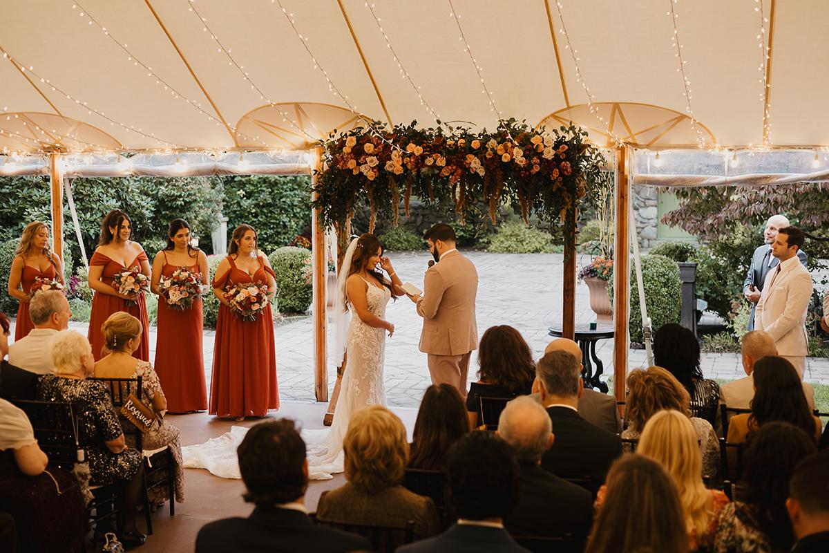 rain plan tent ceremony