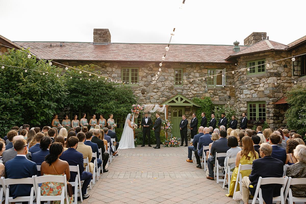courtyard ceremony
