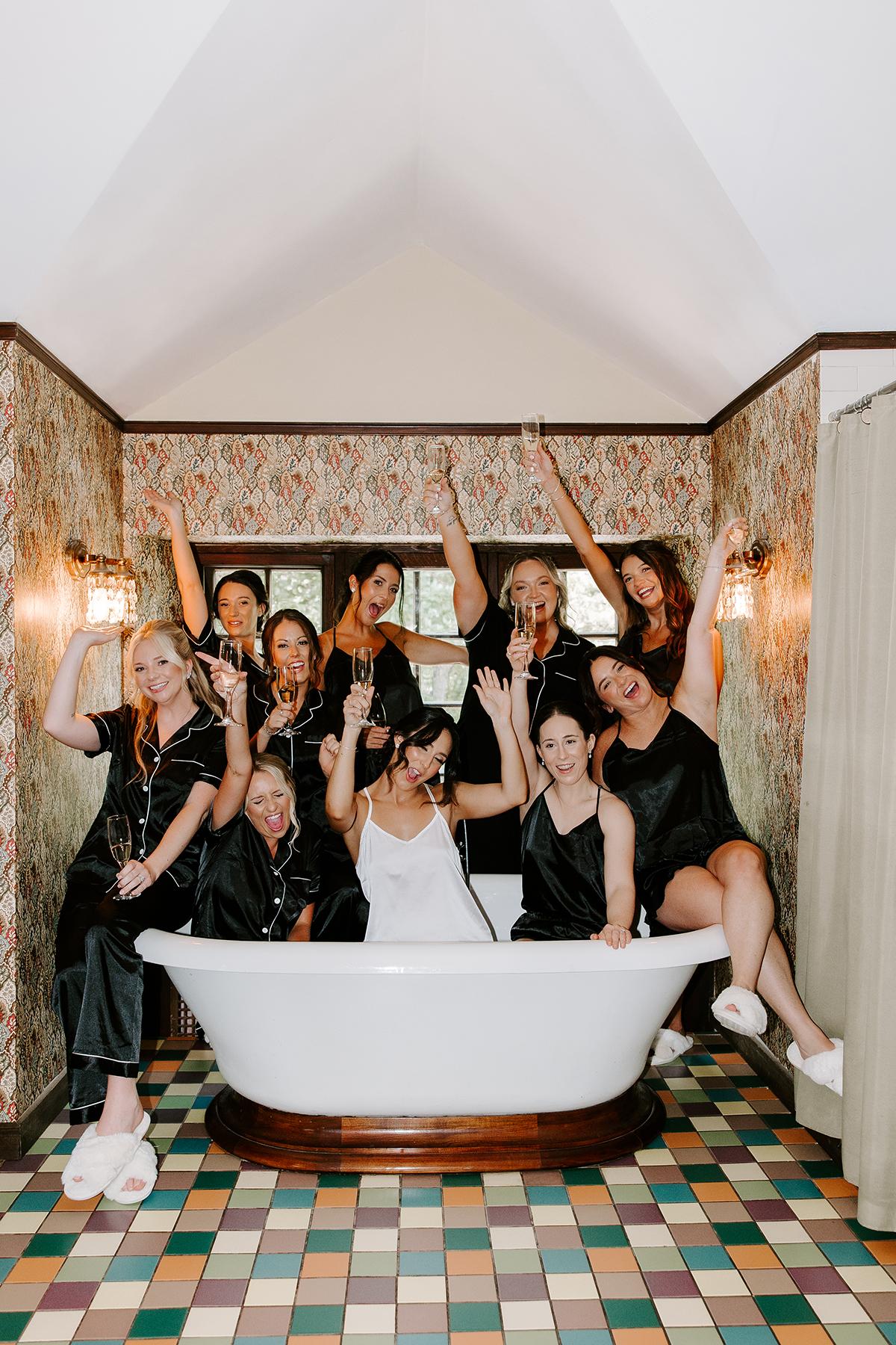 getting ready bathroom