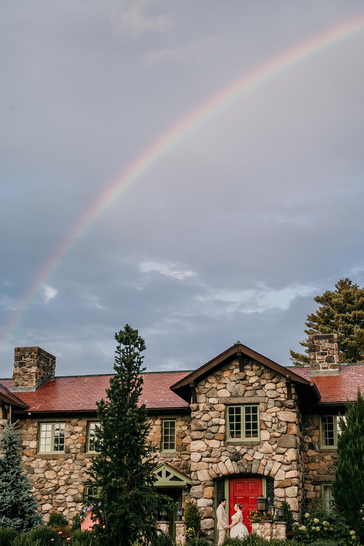 front of house rainbow