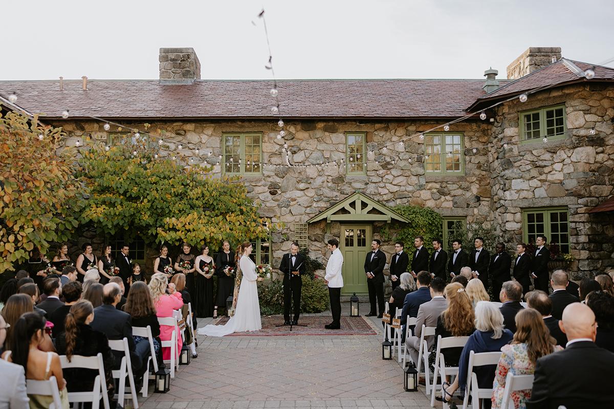 courtyard ceremony