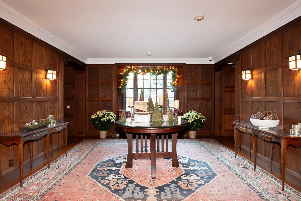 front foyer welcome table