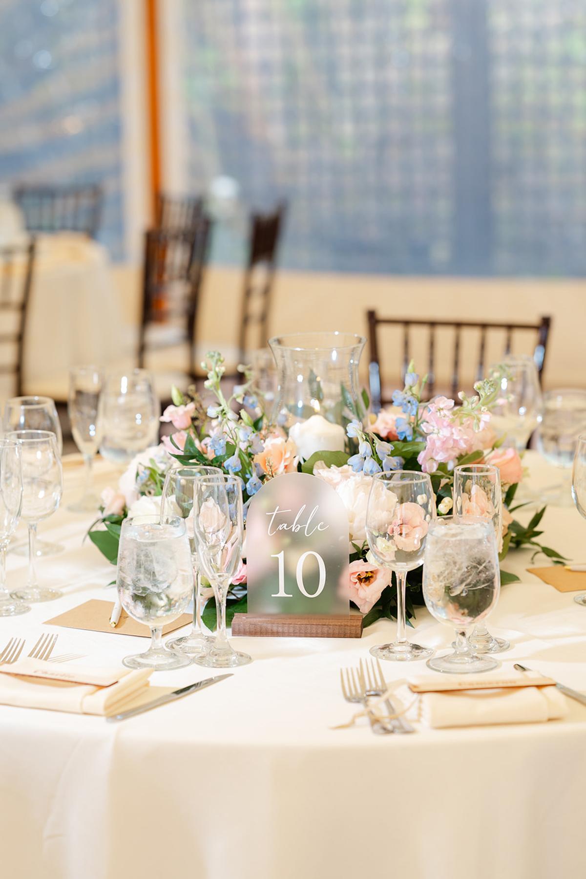 floral tablescape
